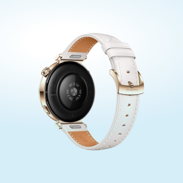 Huawei-Watch-GT5-64mm-white-composite-leather-strap-1