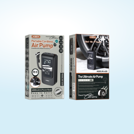 Moxom air pump tire inflator portable