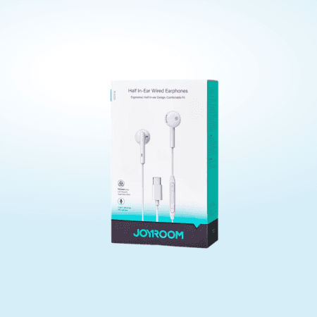 joyroom half in ear wired earphone jr-ec05