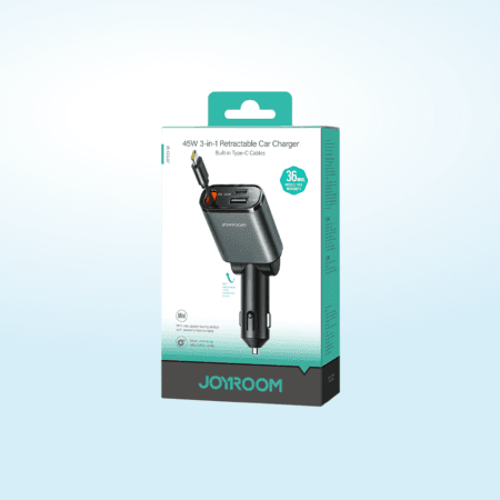 JOYROOM JR-CCL07 3-in-1 Retractable Car Charger